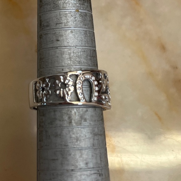 New Real 925 Sterling silver Elephant 7 horseshoe flower owl Lucky Ring Band - Picture 13 of 17